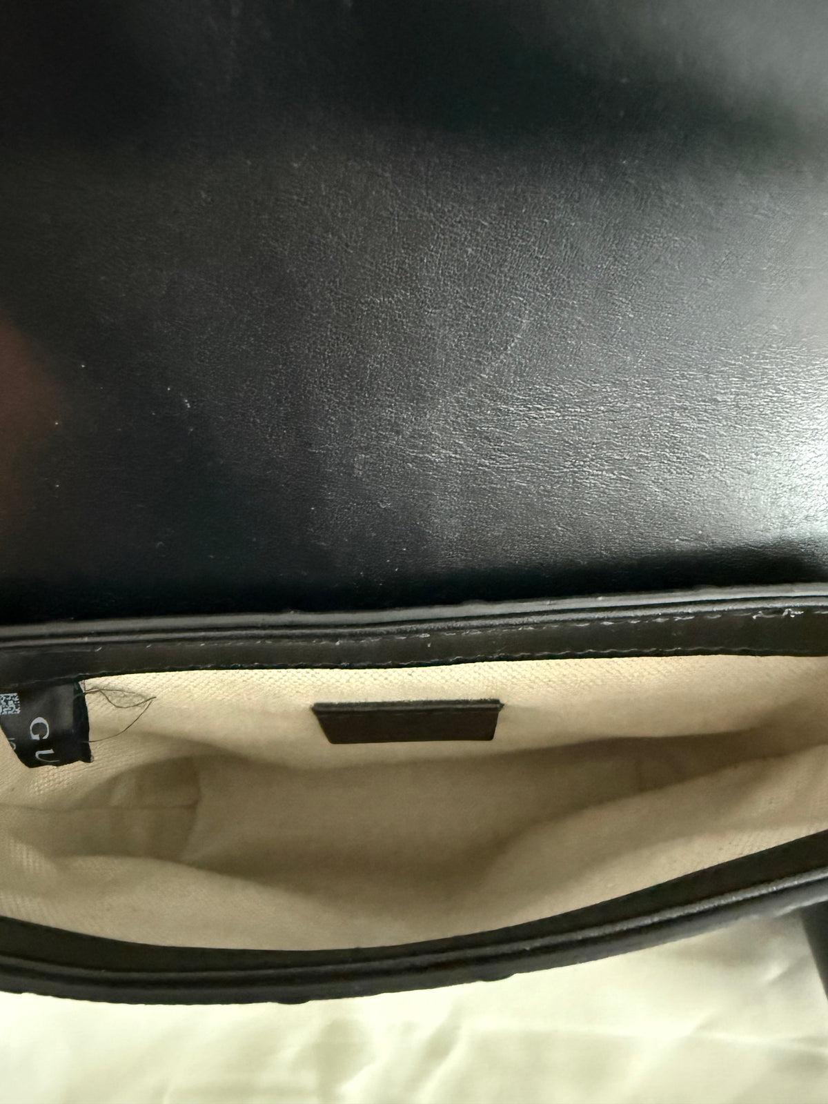 Gucci GG Embossed Perforated Double Belt Bag