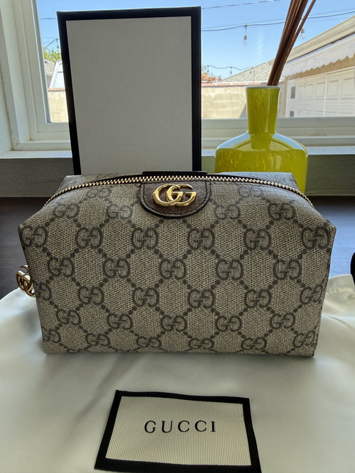Gucci Ophidia GG Supreme Cosmetic Case