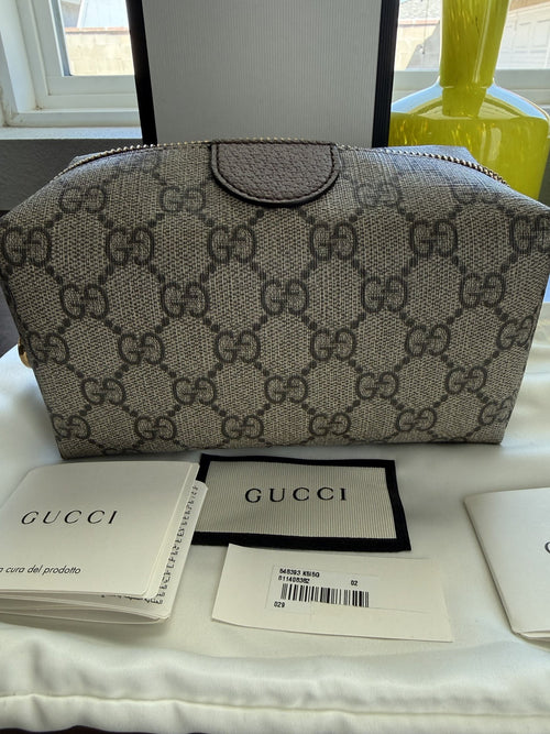 Gucci Ophidia GG Supreme Cosmetic Case