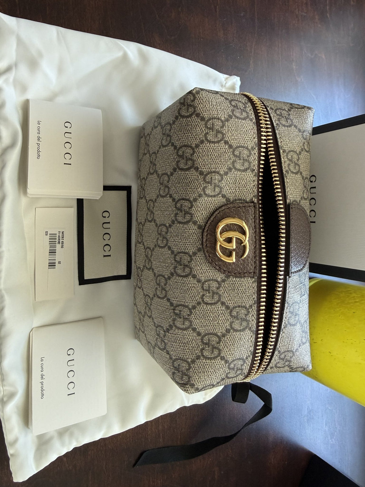 Gucci Ophidia GG Supreme Cosmetic Case