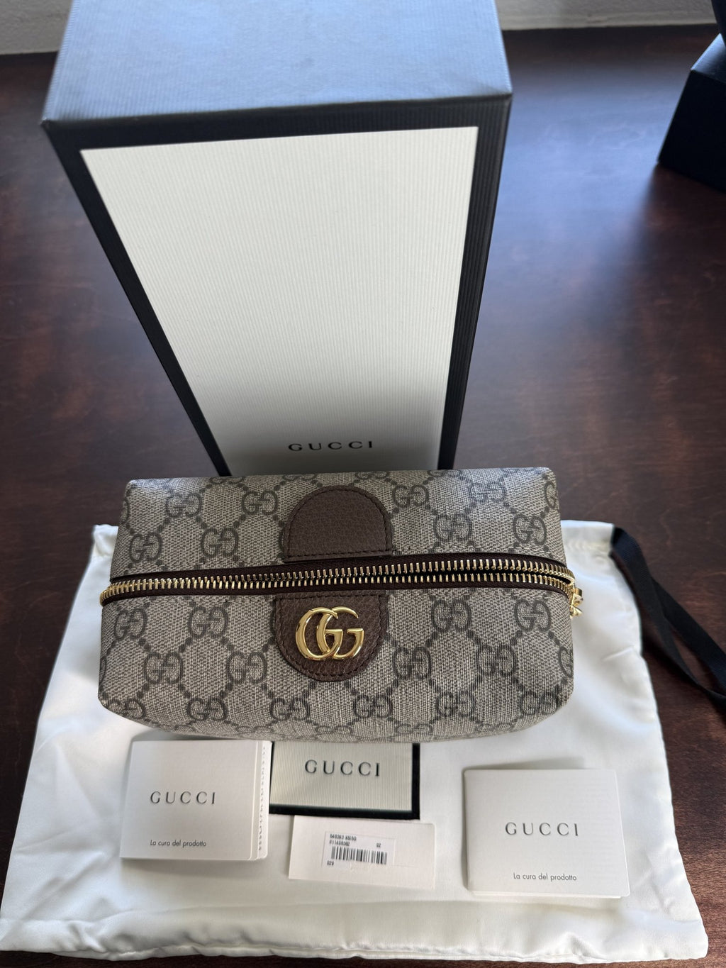 Gucci Ophidia GG Supreme Cosmetic Case