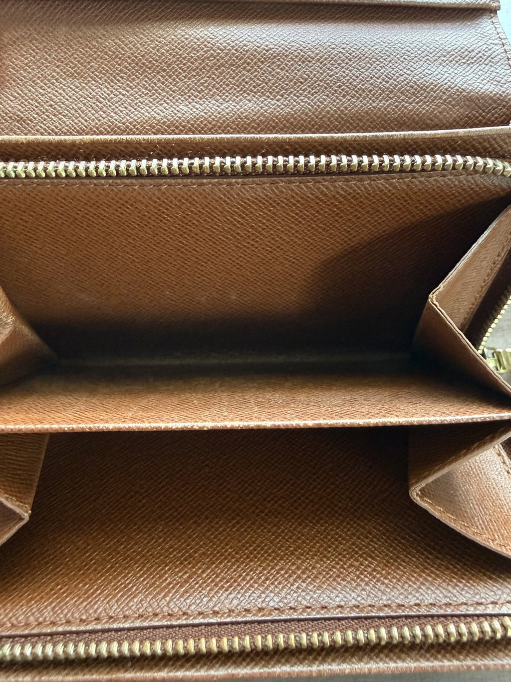 Louis Vuitton Vintage Monogram Wallet with Zip Coin Pocket