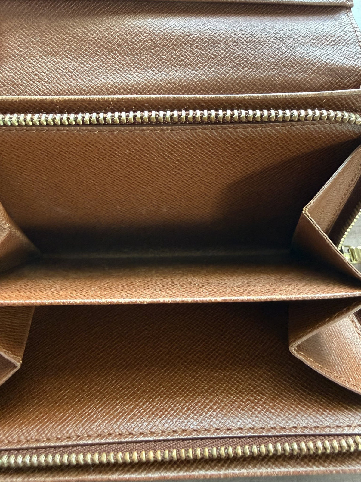 Louis Vuitton Vintage Monogram Wallet with Zip Coin Pocket